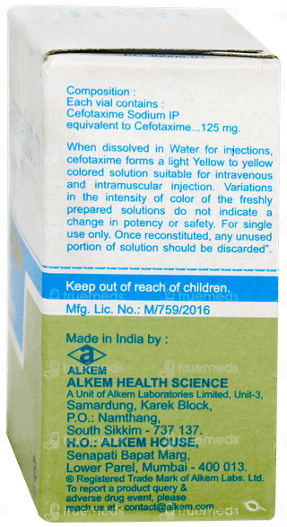 Taxim 125mg Injection 1