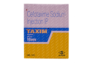 Taxim 500 MG Injection 2 ML