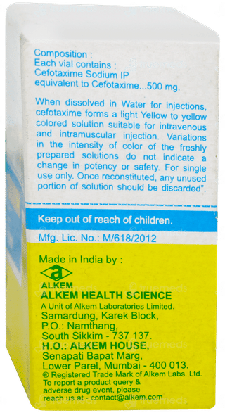 Taxim 500mg Injection 1