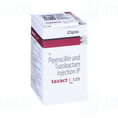 Tazact 1000/125 MG Injection 10 ML