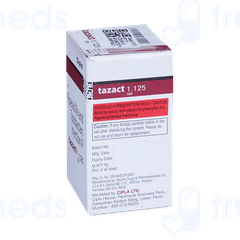 Tazact 1000/125 MG Injection 10 ML