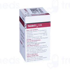 Tazact 1000/125 MG Injection 10 ML