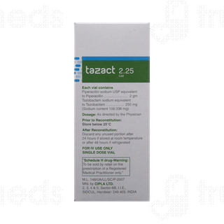 Tazact 2.25gm Injection 1