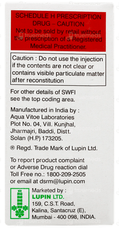 Tazar 4.5g Injection 1 Tazar 4.5g Injection 1