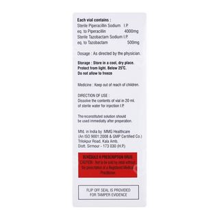 Tazolak 4000/500 Mg Injection 1