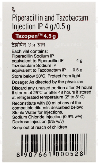 Tazopen 4000/500 Mg Injection 1