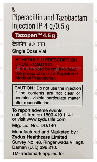 Tazopen 4000/500 Mg Injection 1