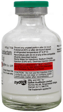 Tazopen 4000/500 Mg Injection 1 Tazopen 4000/500 Mg Injection 1