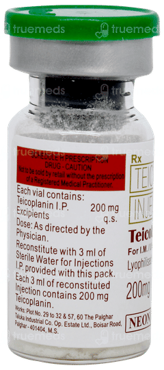 Teicobiotic 200 Injection 1 Teicobiotic 200 Injection 1