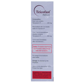 Teicofast 400 Mg Injection 1
