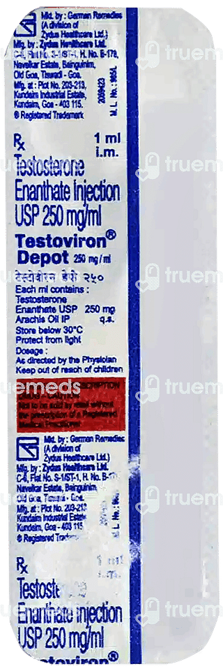 Testoviron Depot 250mg Injection 1ml