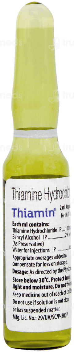 Thiamin Injection 2ml Thiamin Injection 2ml
