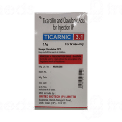 Ticarnic 3000/100 MG Injection 1