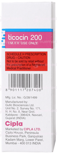 Ticocin 200 Injection 1 Ticocin 200 Injection 1