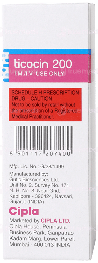Ticocin 200 Injection 1