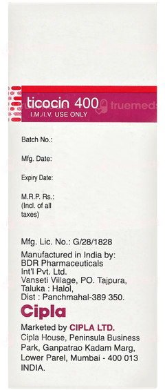 Ticocin 400 Injection 1