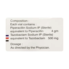 Ticonaz P 4.5 Gm Injection 1