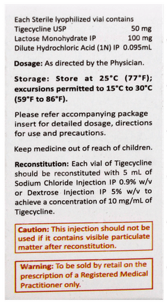 Tigene 50 MG Injection 1 ML Tigene 50 MG Injection 1 ML