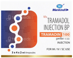 Tramadin 100 Mg Injection 2 Ml