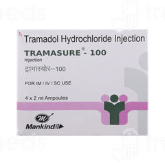 Tramasure 100 MG Injection 2 ML