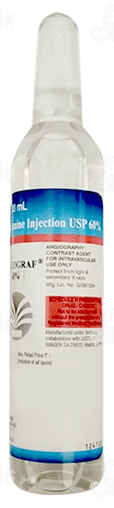 Trazograf 60 % Injection 20 Ml