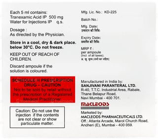 Trenaxa Injection 5ml
