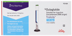 Trulicity 1.5mg Pre Filled Pens 0.5ml Pack Of 2 Injections