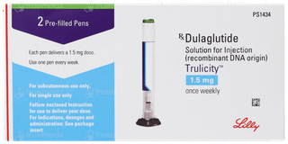 Trulicity 1.5mg Pre Filled Pens 0.5ml Pack Of 2 Injections