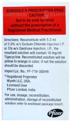 Tygacil Injection 1 Tygacil Injection 1