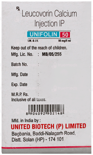 Unifolin 50 MG Injection 5 ML