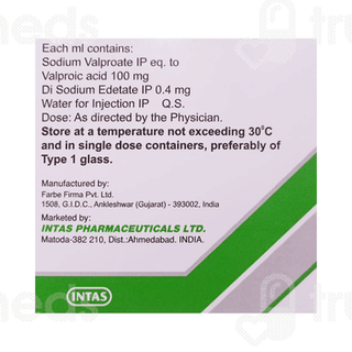 Valprol 100mg Injection 5ml