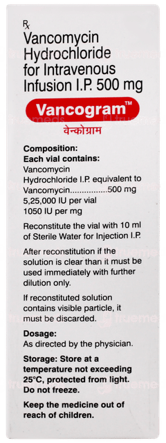 Vancogram 500mg Injection 1