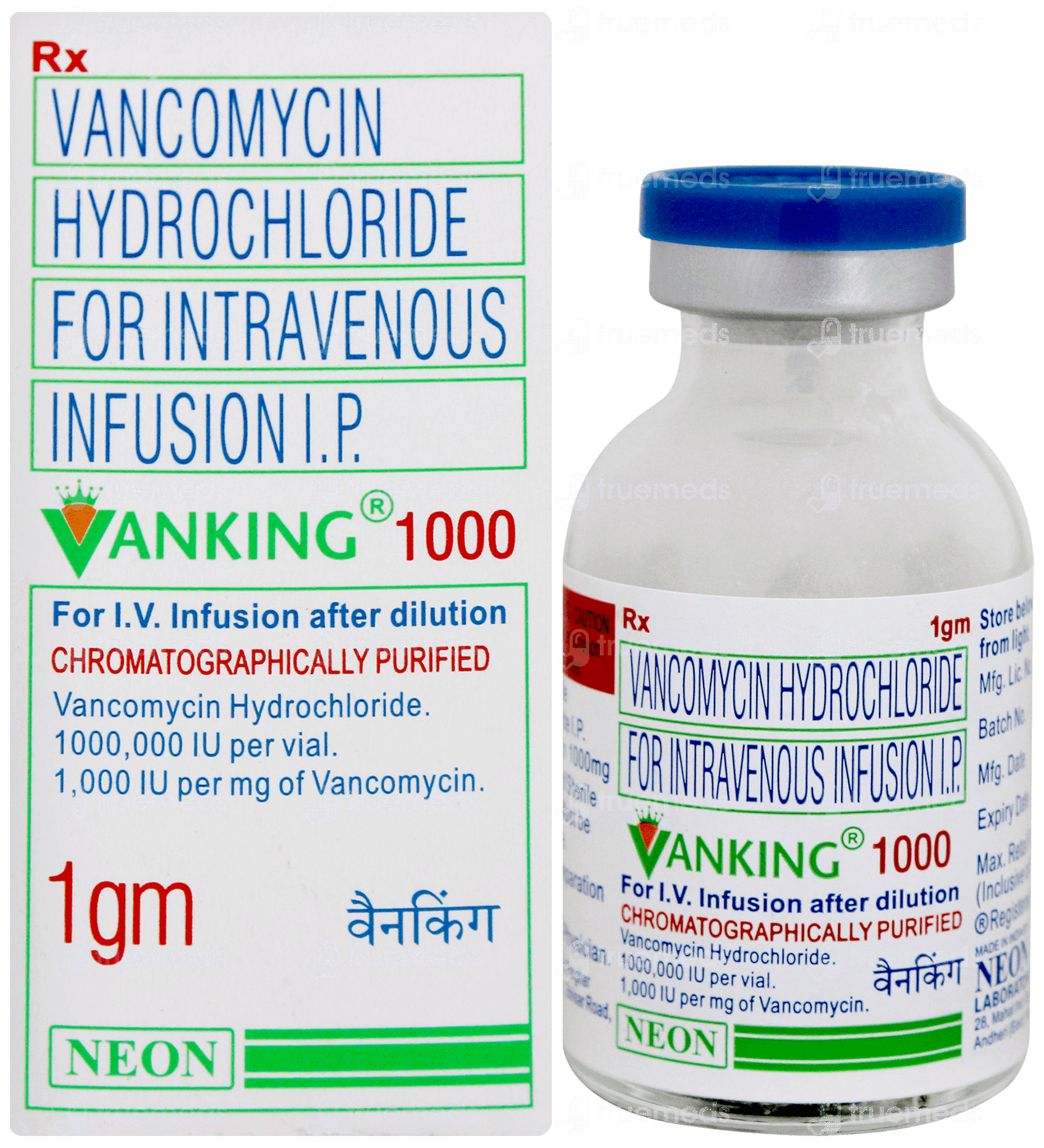 Vanking Injection Vanking 1000 Mg Injection 10 Ml - Uses, Side Effects, Dosage, Price ...