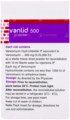 Vanlid 500 Infusion 1 Vanlid 500 Infusion 1