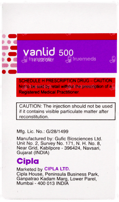 Vanlid 500 Infusion 1 Vanlid 500 Infusion 1