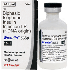 Wosulin 50/50 40iu Injection 10ml