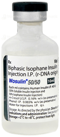 Wosulin 50/50 40iu Injection 10ml