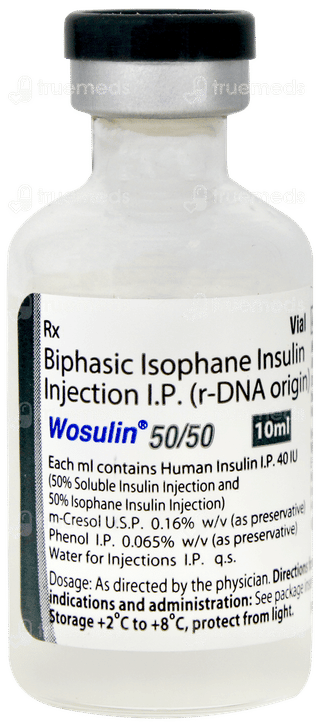 Wosulin 50/50 40iu Injection 10ml
