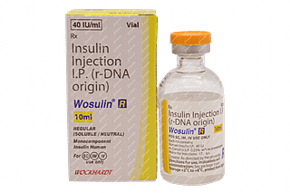 Wosulin R 40 IU Injection 10 ML