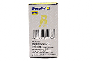 Wosulin R 40 IU Injection 10 ML