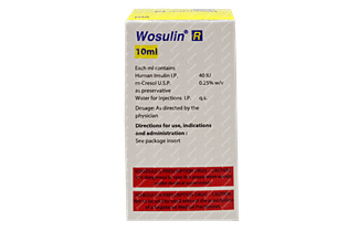 Wosulin R 40 IU Injection 10 ML | Order WOSULIN R 40 IU INJECTION 10 ML ...