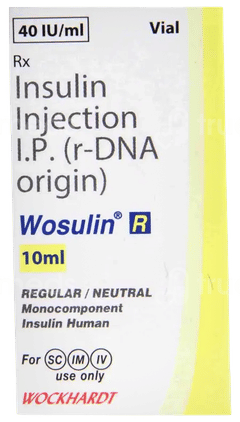 Wosulin R 40Iu Injection 10Ml Wosulin R 40Iu Injection 10Ml