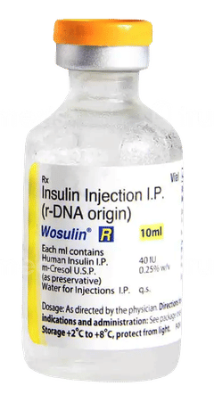 Wosulin R 40Iu Injection 10Ml Wosulin R 40Iu Injection 10Ml