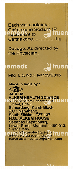 Xone 1gm Injection 1 Xone 1gm Injection 1