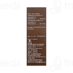Xone Xp Hs 500/62.5mg Injection 1 Xone Xp Hs 500/62.5mg Injection 1