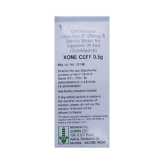 Xone-ceff 500 MG Injection 1 Xone-ceff 500 MG Injection 1