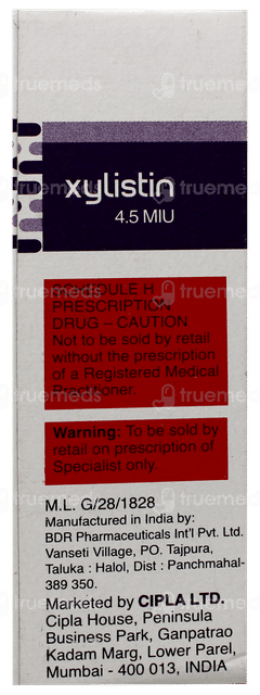 Xylistin 4.5miu Injection 1