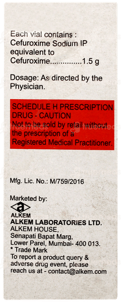 Zocef 1.5 Injection 1