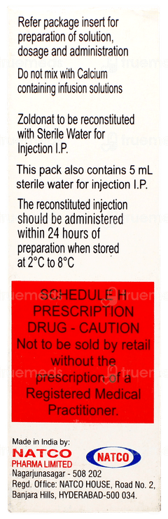 Zoldonat 4mg Injection 1