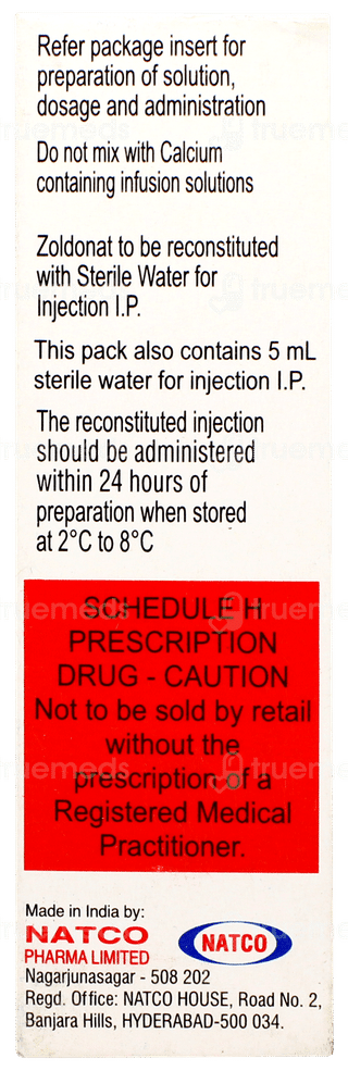 Zoldonat 4mg Injection 1